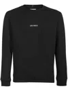 Les Deux Logo Long-sleeved Round-necked Sweater In Black