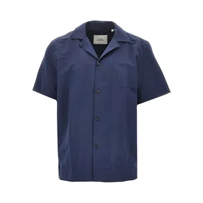 Les Deux Short-sleeved Shirt In Blue