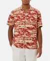 Les Deux Lesley Ruins Aop Short Sleeves Shirt In Multicolor