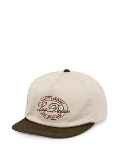 Les Deux Logo Cap In Brown