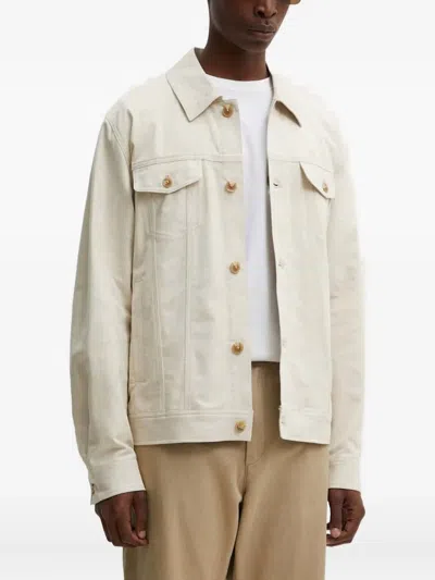 Les Deux Logo-embroidered Jacket In White