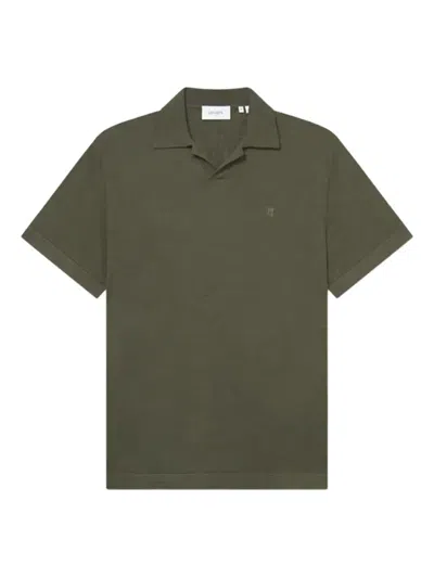 Les Deux Logo-embroidered T-shirt In Green