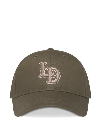 Les Deux Logo-embroidery Baseball Cap In Gray