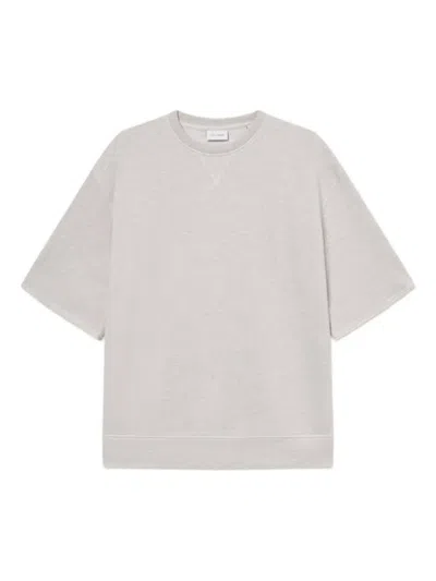 Les Deux Logo-patch T-shirt In Gray