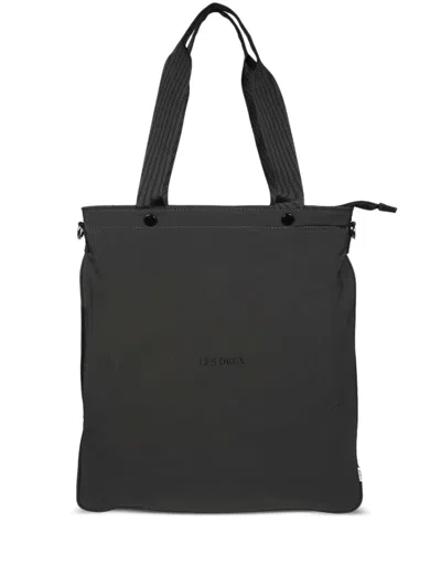 Les Deux Logo-print Tote Bag In 黑色