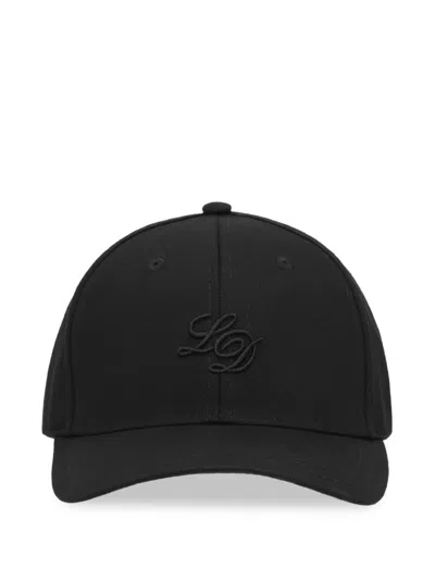 Les Deux Logo-embroidered Baseball Cap In Black
