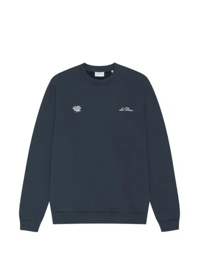 Les Deux Logo-embroidered Sweatshirt In Blue