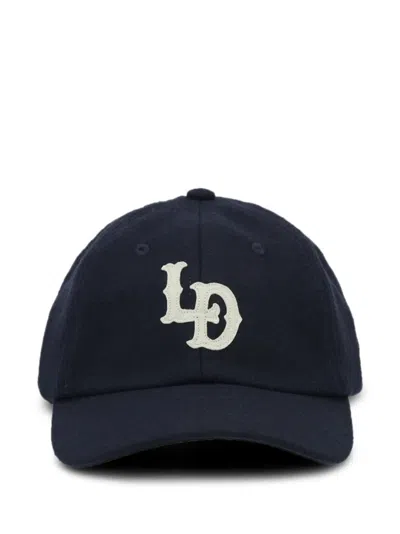 Les Deux Logo-patch Embroidered Baseball Cap In Blue