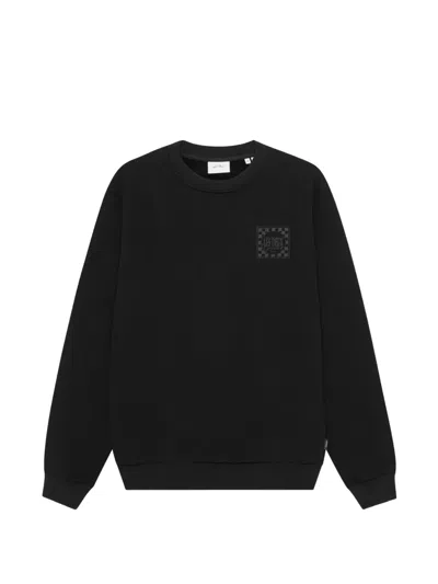 Les Deux Logo-print Sweatshirt In Black