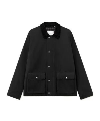 Les Deux Long-sleeved Casual Jacket In Black