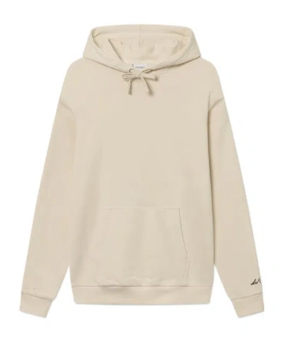 Les Deux Long-sleeved Hooded Hoodie In Nude