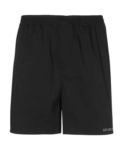 Les Deux Loose Waist Shorts In Black