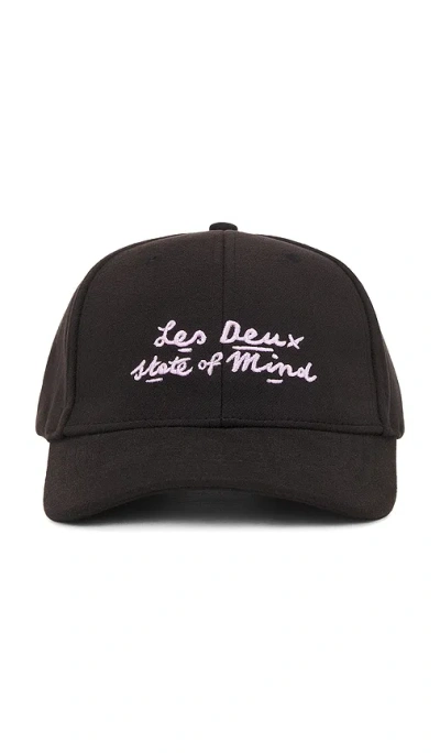 Les Deux Base-cap Luca In Black