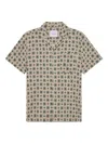 Les Deux Lukas Aop Tapestry Shirt Ivory In Multi