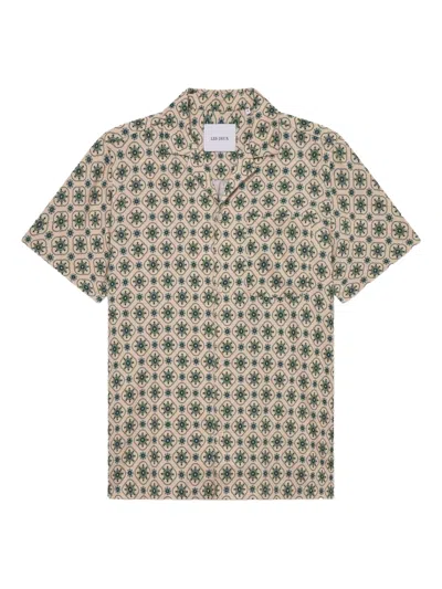 LES DEUX LUKAS AOP SHORT-SLEEVED SHIRT