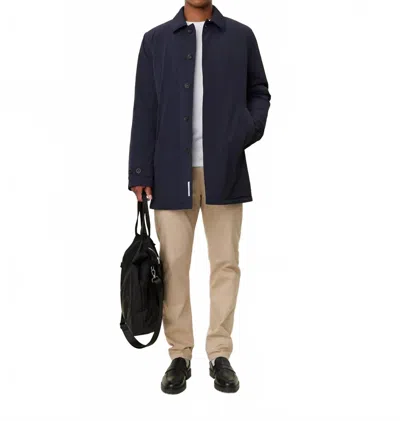 Les Deux Malcolm Padded 2.0 Coat In Dark Navy In Blue