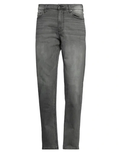 Les Deux Man Jeans Grey Size 29w-32l Cotton, Polyester, Elastane