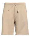 Les Deux Man Shorts & Bermuda Shorts Beige Size Xxl Cotton In Brown