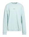 Les Deux Man Sweatshirt Light Green Size Xxl Cotton In Blue