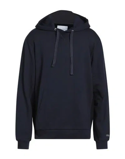 Les Deux Man Sweatshirt Navy Size Xl Cotton In Blue