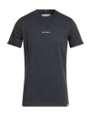 Les Deux Man T-shirt Charcoal Size Xxl Cotton In Gray