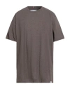 Les Deux Man T-shirt Dark Brown Size Xxl Cotton In Brown