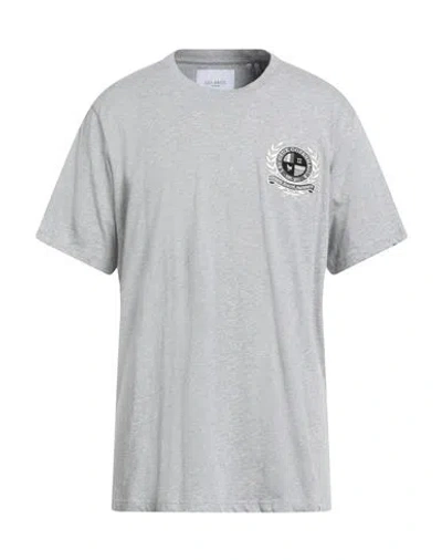 Les Deux Man T-shirt Grey Size Xxl Cotton In Gray