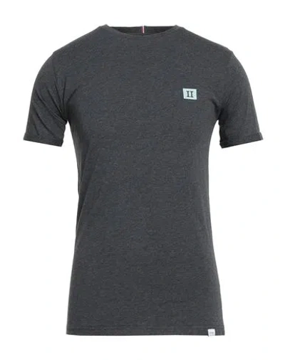 Les Deux Man T-shirt Slate Blue Size S Cotton