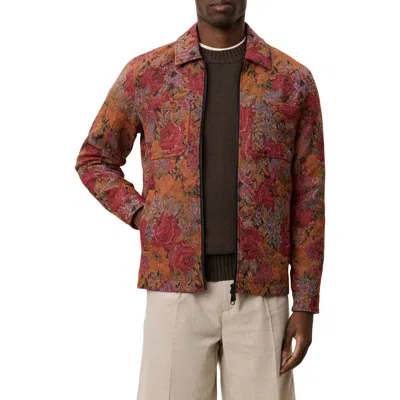 Les Deux Marseille Floral Jacquard Jacket In Multi