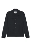 Les Deux Marseille Hybrid Shirt Jacket In Blue