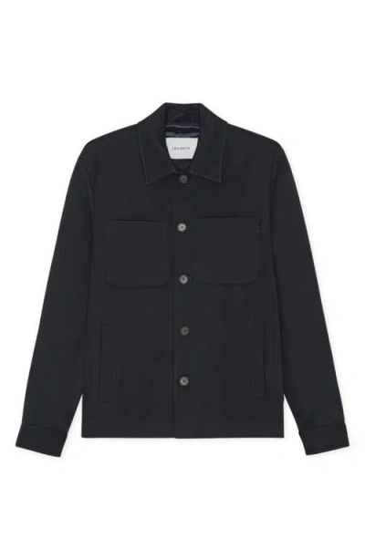 Les Deux Marseille Hybrid Shirt Jacket In Blue