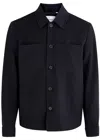 Les Deux Marseille Hybrid Twill Jacket In Black