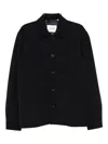 Les Deux Marseille Hybrid Twill Jacket In Black