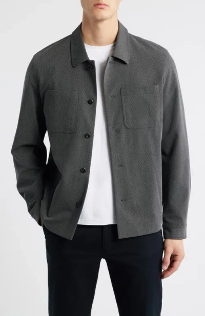 Les Deux Marseille Texture Jacket In Gray