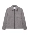Les Deux Marseille Twill Wool Jacket In Neutral
