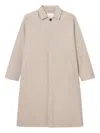 Les Deux Maximus Single-breasted Coat In Neutral