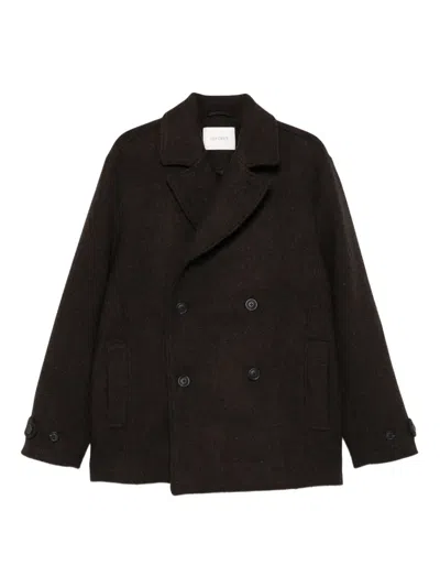 Les Deux Mckee Double-breasted Jacket In Brown