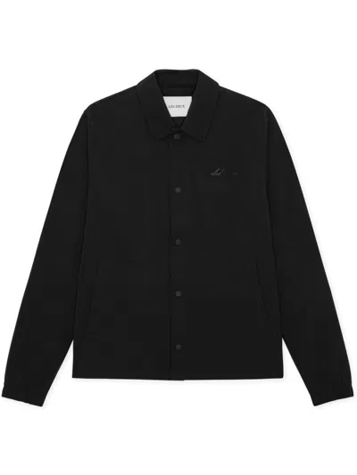 Les Deux Men's Button-front Shirt Jacket In Black