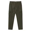 Les Deux Men's Como Reg Wool Cargo Suit Pants In Forest Green Melange In Green
