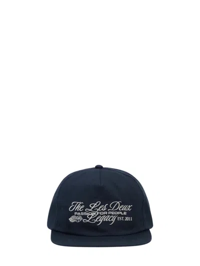 Les Deux Men's Organic Cotton Bucket Hat In Navy