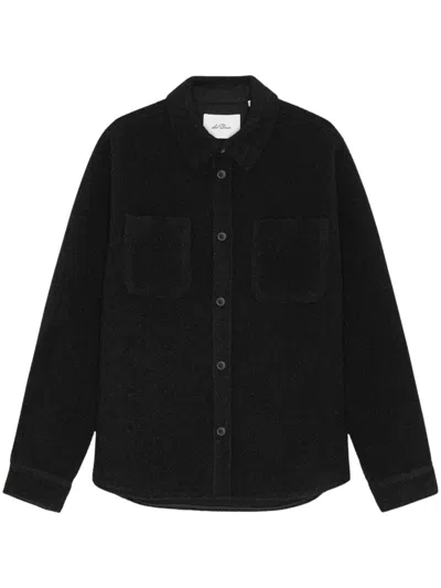 Les Deux Men's Wool-blend Shirt In Blue