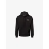 Les Deux Ben Globe Hooded Cotton Sweatshirt In Black