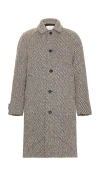 Les Deux Michael Single-breasted Coat In Gray