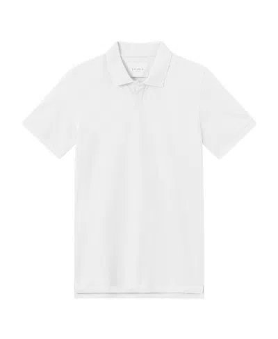 Les Deux Micro-label Polo Shirt In White