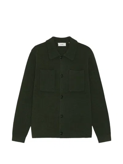 Les Deux Milano Knit Cardigan In Green