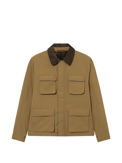 Les Deux Nero Tech Jacket In Brown