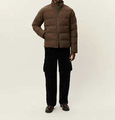 Les Deux Noor Ripstop Jacket In Slate Brown In Multi