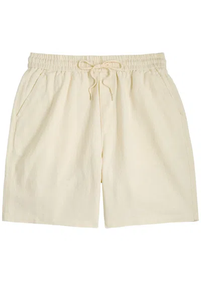 Les Deux Otto Linen-blend Shorts
