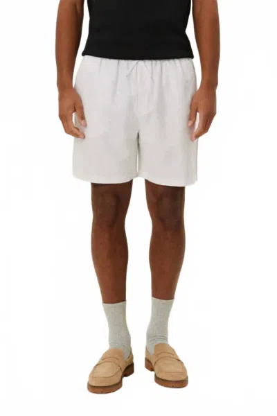 Les Deux Otto Linen Shorts In White