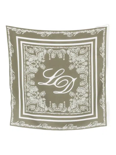 Les Deux Paisley-print Scarf In Green